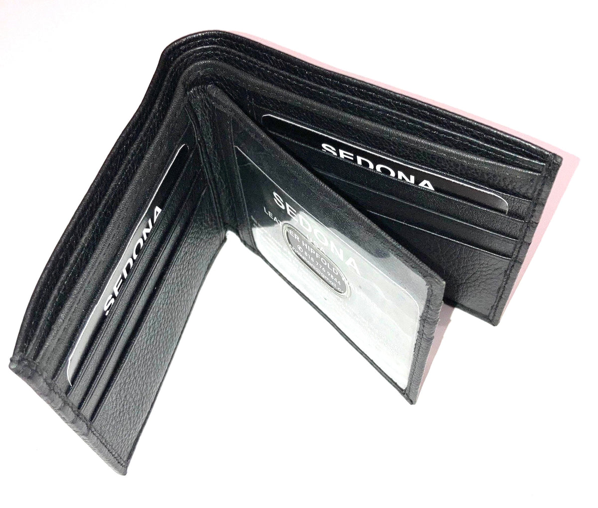 SEDONA Bifold Wallet with Middle Flap – SEDONA® Leather Goods