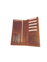 Load image into Gallery viewer, SEDONA® Men&#39;s Long Wallet-Vintage Buffalo Leather with RFID Protection
