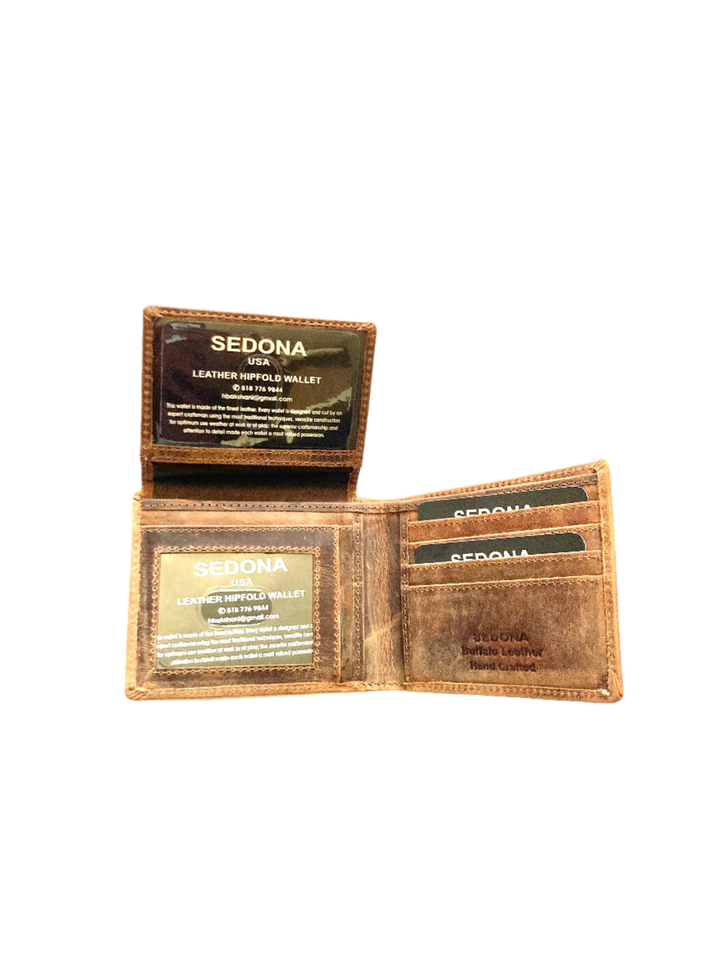 SEDONA® Bifold Wallet with 3 License Wiindows