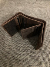 Load image into Gallery viewer, SEDONA® Trifold Wallet With Center Flap Vintage Buffalo Leather
