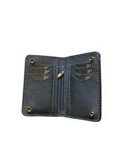 Load image into Gallery viewer, Vintage Cowhide Leather Bifold Wallet with Snap Closure
