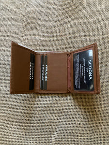 Trifold Wallet with middle Flap